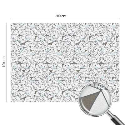 Privátna fólia na okno vitrážová Abstraktné tvary