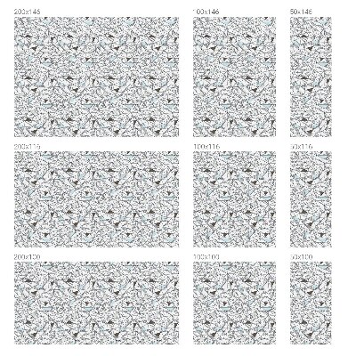 Privátna fólia na okno vitrážová Abstraktné tvary