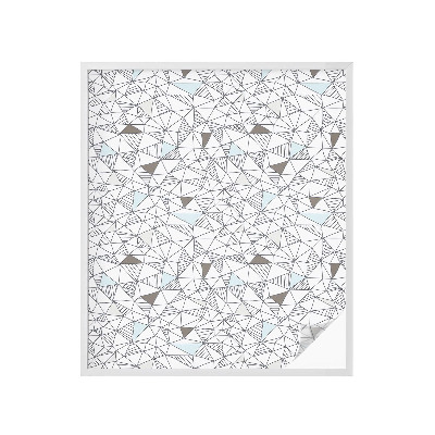 Privátna fólia na okno vitrážová Abstraktné tvary