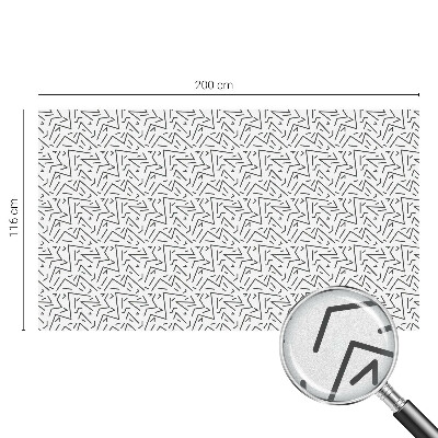 Fólia na okno na ochranu súkromia Abstraktné cikcaky