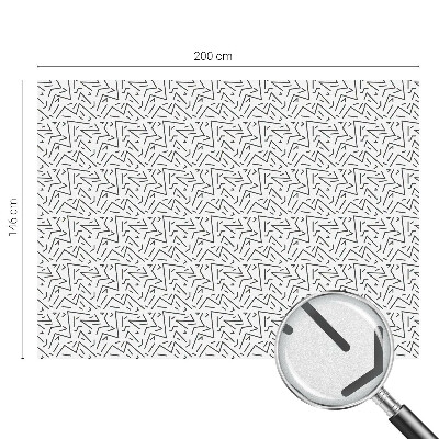 Fólia na okno na ochranu súkromia Abstraktné cikcaky