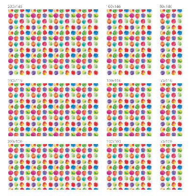 Samolepiaca vitráž na okno a dvere Farebné kruhy