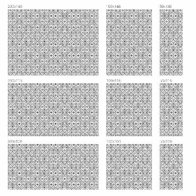 Privátna fólia na okno vitrážová Kosoštvorcová harmónia