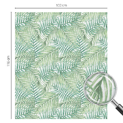 Fólia na okno na ochranu súkromia Zelená papraď