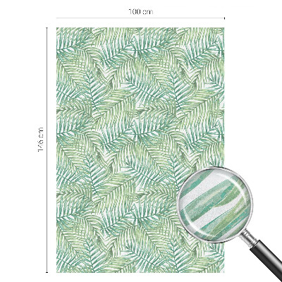 Fólia na okno na ochranu súkromia Zelená papraď