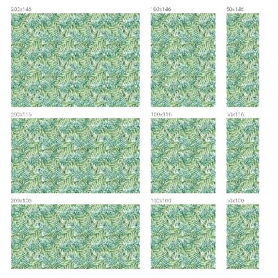 Fólia na okno na ochranu súkromia Zelená papraď