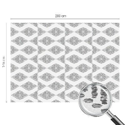 Privátna fólia na okno vitrážová Geometrické diamanty