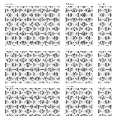 Privátna fólia na okno vitrážová Geometrické diamanty