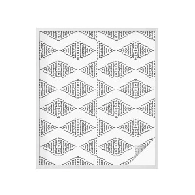 Privátna fólia na okno vitrážová Geometrické diamanty