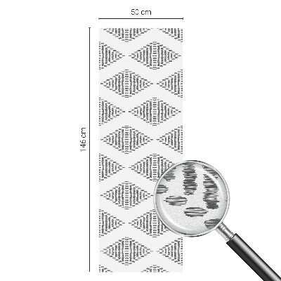 Privátna fólia na okno vitrážová Geometrické diamanty