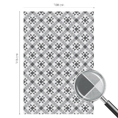 Fólia na okno na ochranu súkromia Geometrické vzory