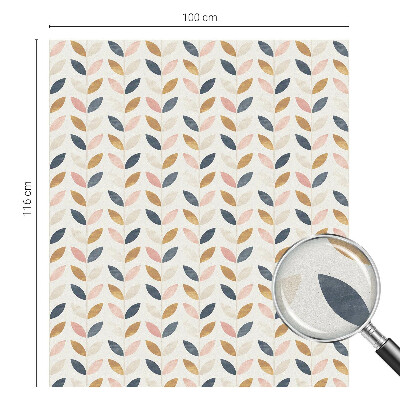 Dekoračná fólia na sklo vitráž Vzor listov