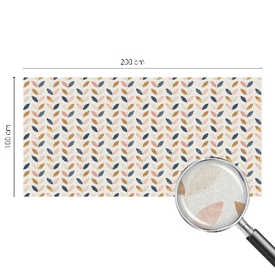 Dekoračná fólia na sklo vitráž Vzor listov