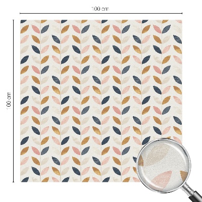 Dekoračná fólia na sklo vitráž Vzor listov