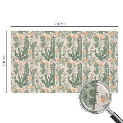 Privátna fólia na okno vitrážová Zelené sukulenty