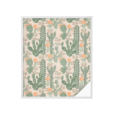 Privátna fólia na okno vitrážová Zelené sukulenty