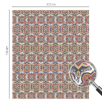 Fólia na okno na ochranu súkromia Kvetinový ornament