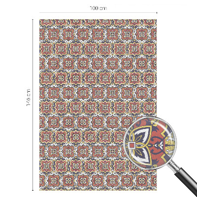 Fólia na okno na ochranu súkromia Kvetinový ornament