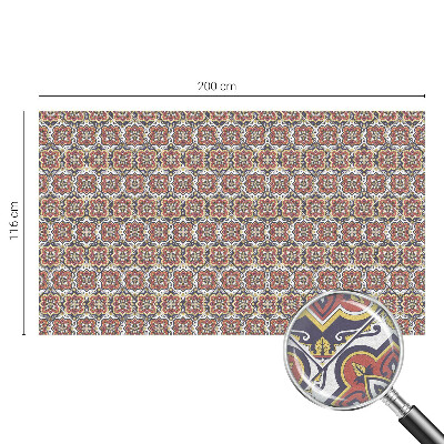 Fólia na okno na ochranu súkromia Kvetinový ornament