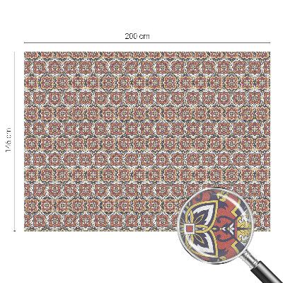 Fólia na okno na ochranu súkromia Kvetinový ornament