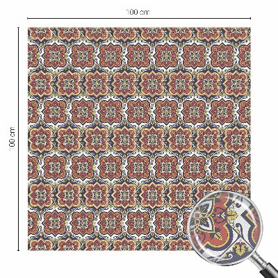 Fólia na okno na ochranu súkromia Kvetinový ornament