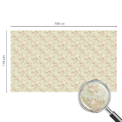 Dekoračná fólia na sklo vitráž Kvetinová elegancia