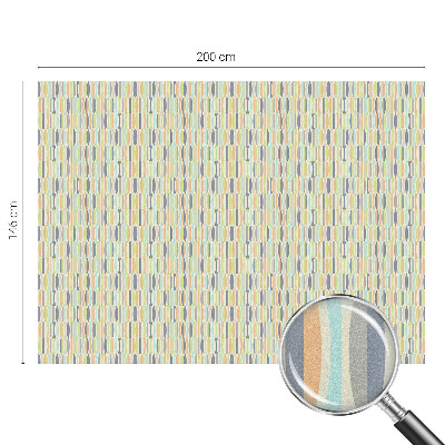 Samolepiaca vitráž na okno a dvere Oválne vzory