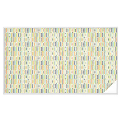 Samolepiaca vitráž na okno a dvere Oválne vzory