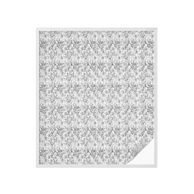 Samolepiaca vitráž na okno a dvere Kvetinová elegancia