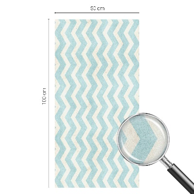 Dekoračná fólia na sklo vitráž Modrý cikcak