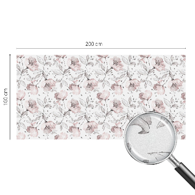 Samolepiaca fólia na sklo Ružové listy