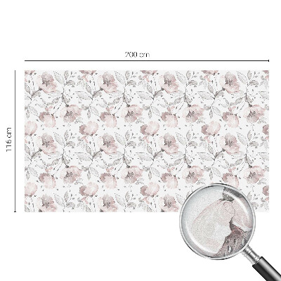 Samolepiaca fólia na sklo Ružové listy