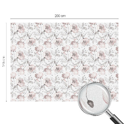 Samolepiaca fólia na sklo Ružové listy