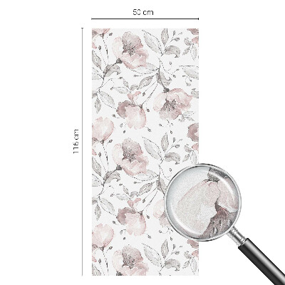 Samolepiaca fólia na sklo Ružové listy