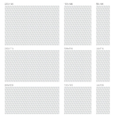 Samolepiaca vitráž na okno a dvere Biela mozaika