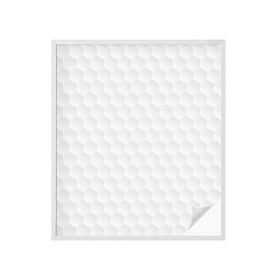 Samolepiaca vitráž na okno a dvere Biela mozaika