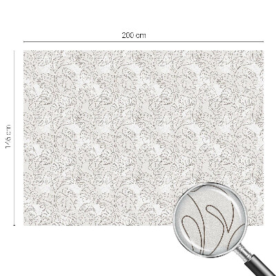 Samolepiaca fólia na sklo Rastlinná ozdoba