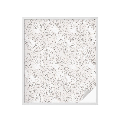 Samolepiaca fólia na sklo Rastlinná ozdoba