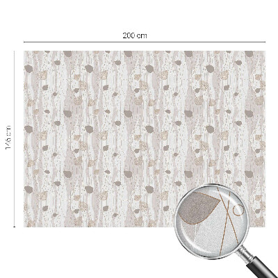 Privátna fólia na okno vitrážová Elegantné listy