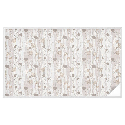 Privátna fólia na okno vitrážová Elegantné listy