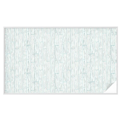 Samolepiaca vitráž na okno a dvere Drevený vzor