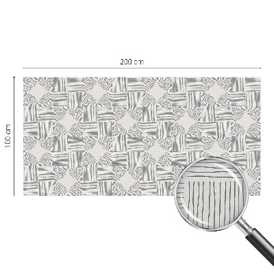 Privátna fólia na okno vitrážová Pokojná symetria