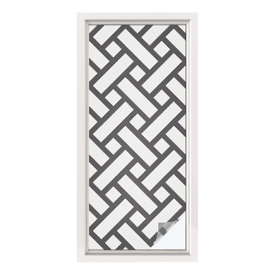 Fólia na okno na ochranu súkromia Prekladanie obdĺžnikov