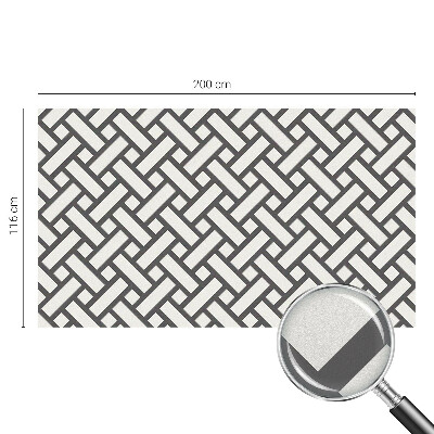 Fólia na okno na ochranu súkromia Prekladanie obdĺžnikov