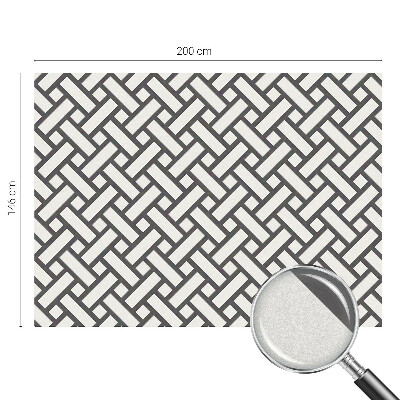 Fólia na okno na ochranu súkromia Prekladanie obdĺžnikov