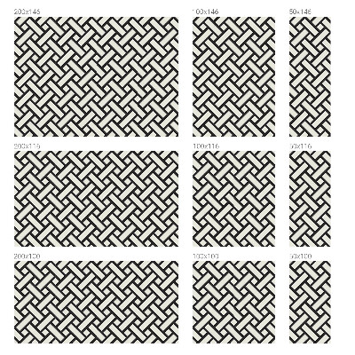 Fólia na okno na ochranu súkromia Prekladanie obdĺžnikov