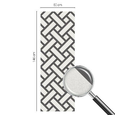 Fólia na okno na ochranu súkromia Prekladanie obdĺžnikov