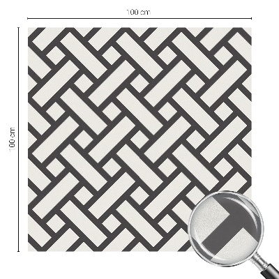 Fólia na okno na ochranu súkromia Prekladanie obdĺžnikov