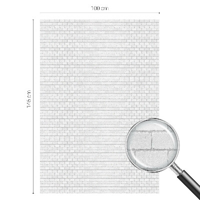 Dekoračná fólia na sklo vitráž Tehlová textúra