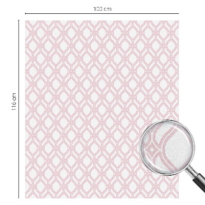 Samolepiaca fólia na sklo Ružové čiary